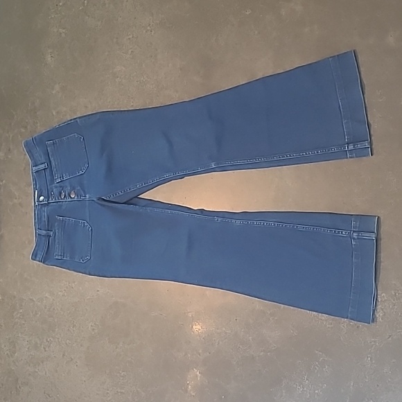 FREE PEOPLE x WRANGLER EXAGGERATED BOOT FLARE JEANS - Picture 3 of 13